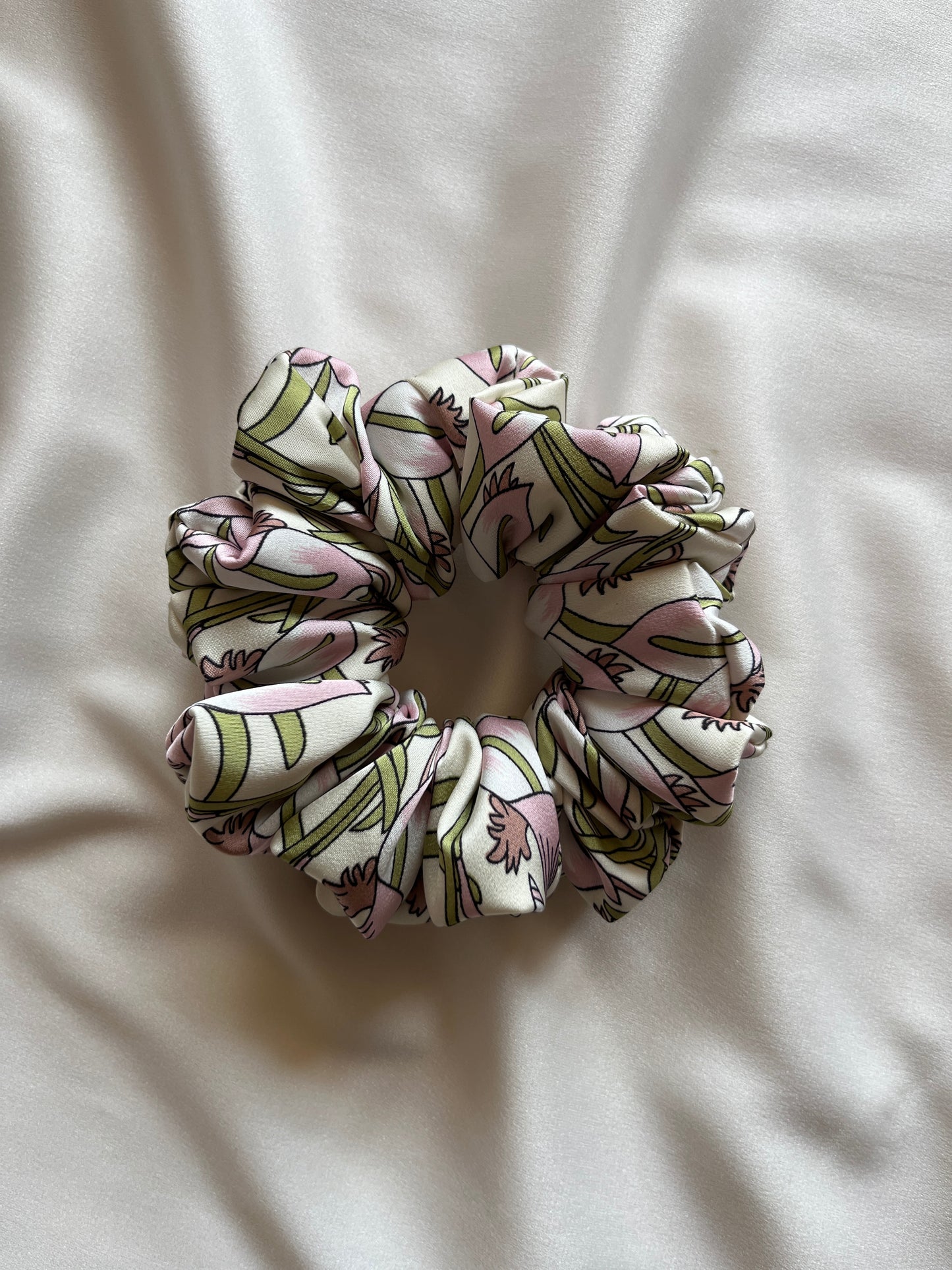 Aurora Petal Satin Scrunchie