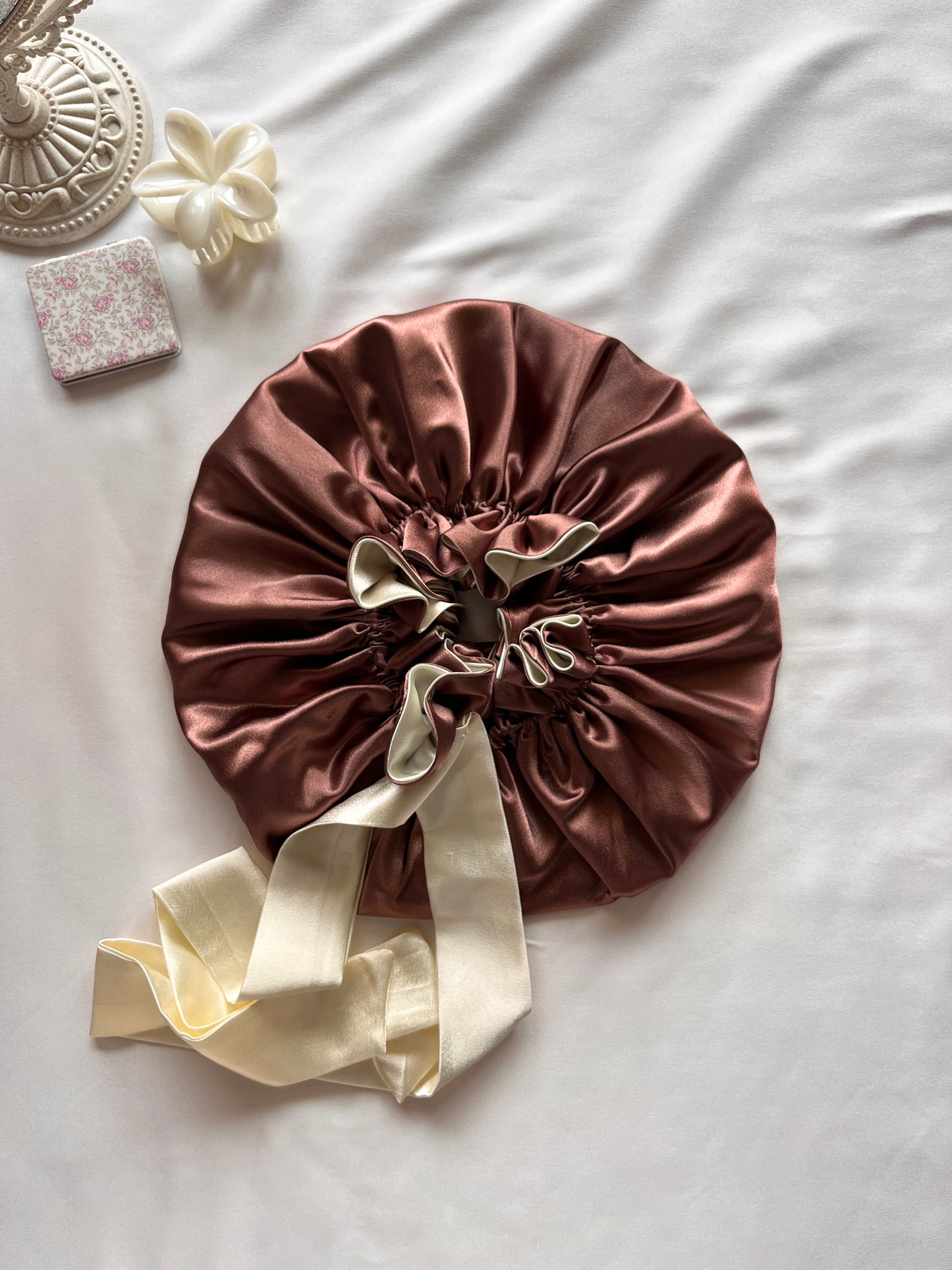 Toffee Kisses Satin Hair Bonnet