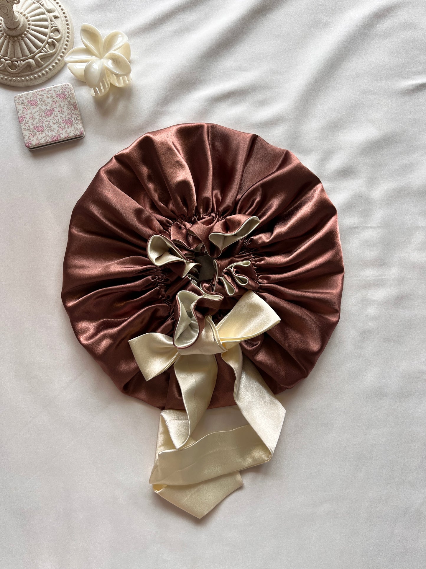 Toffee Kisses Satin Hair Bonnet