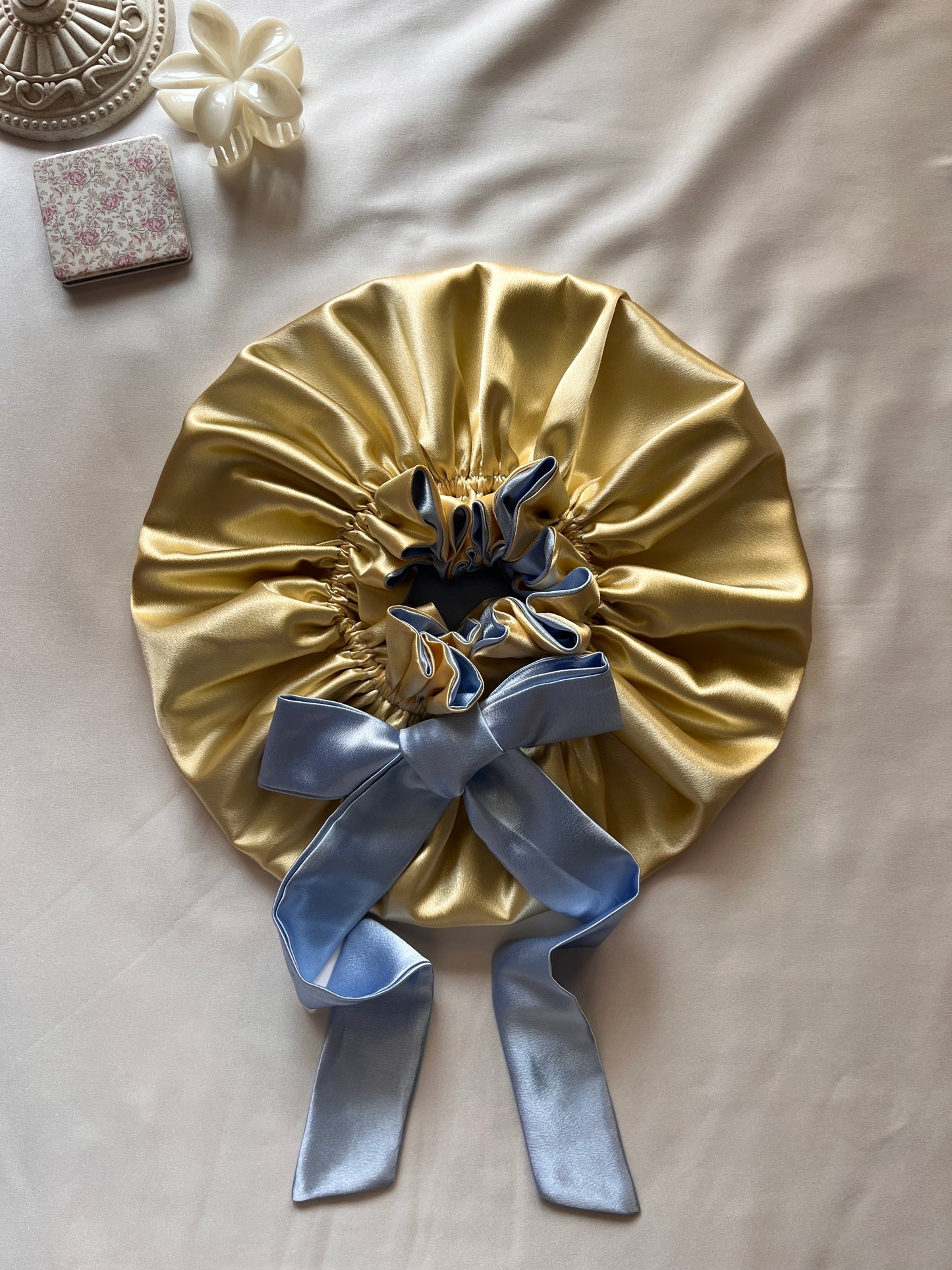 Coquette Soleil Satin Hair Bonnet
