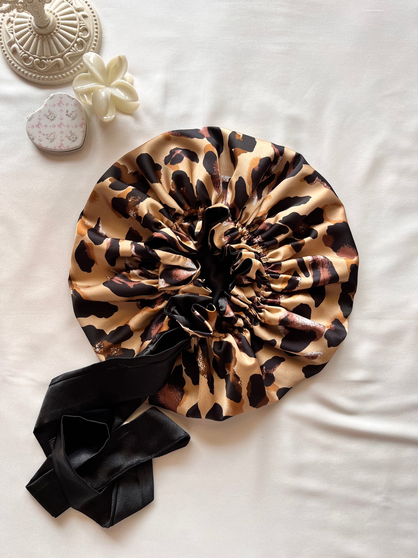 Midnight Muse Satin Hair Bonnet