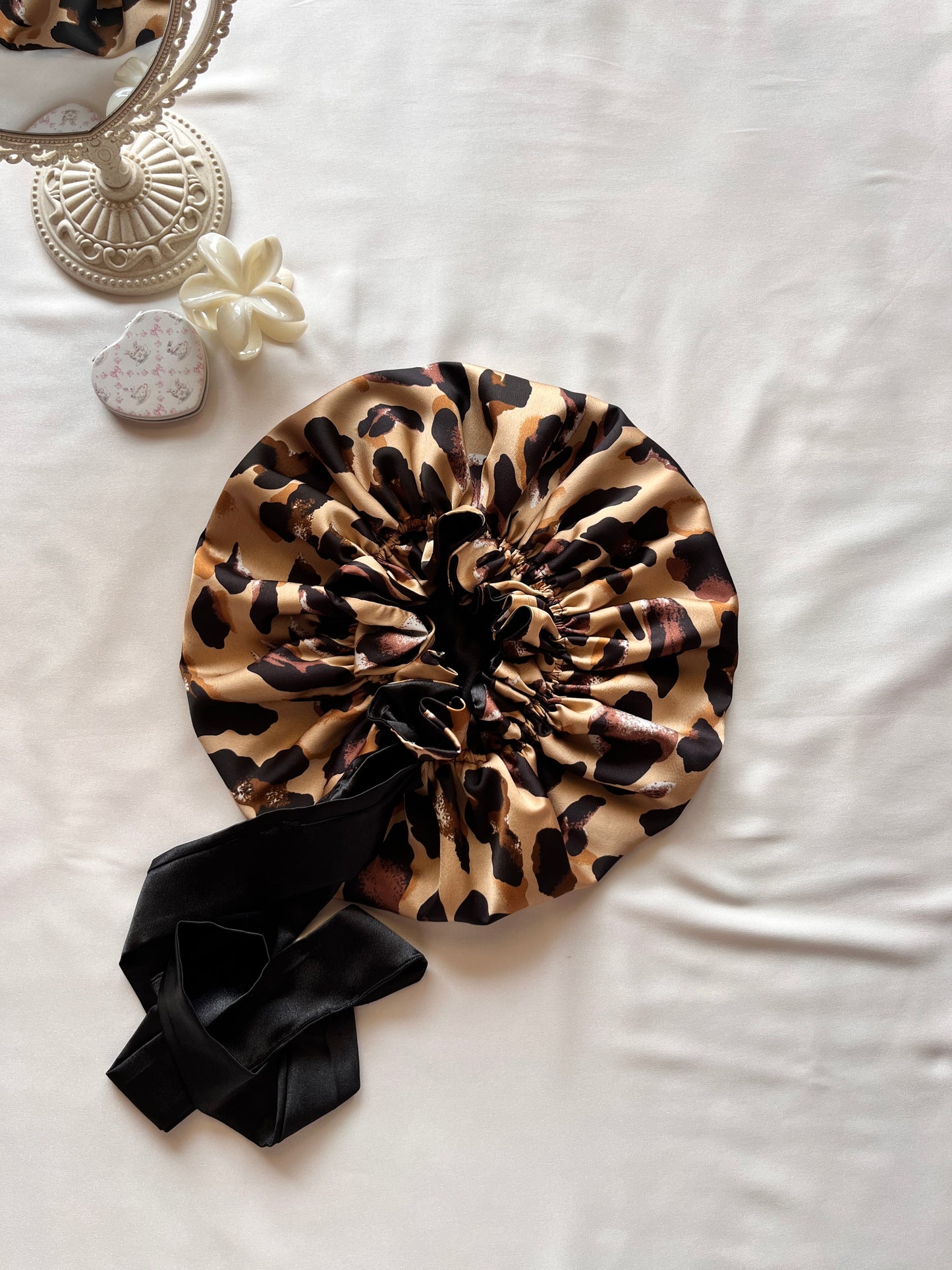 Midnight Muse Satin Hair Bonnet