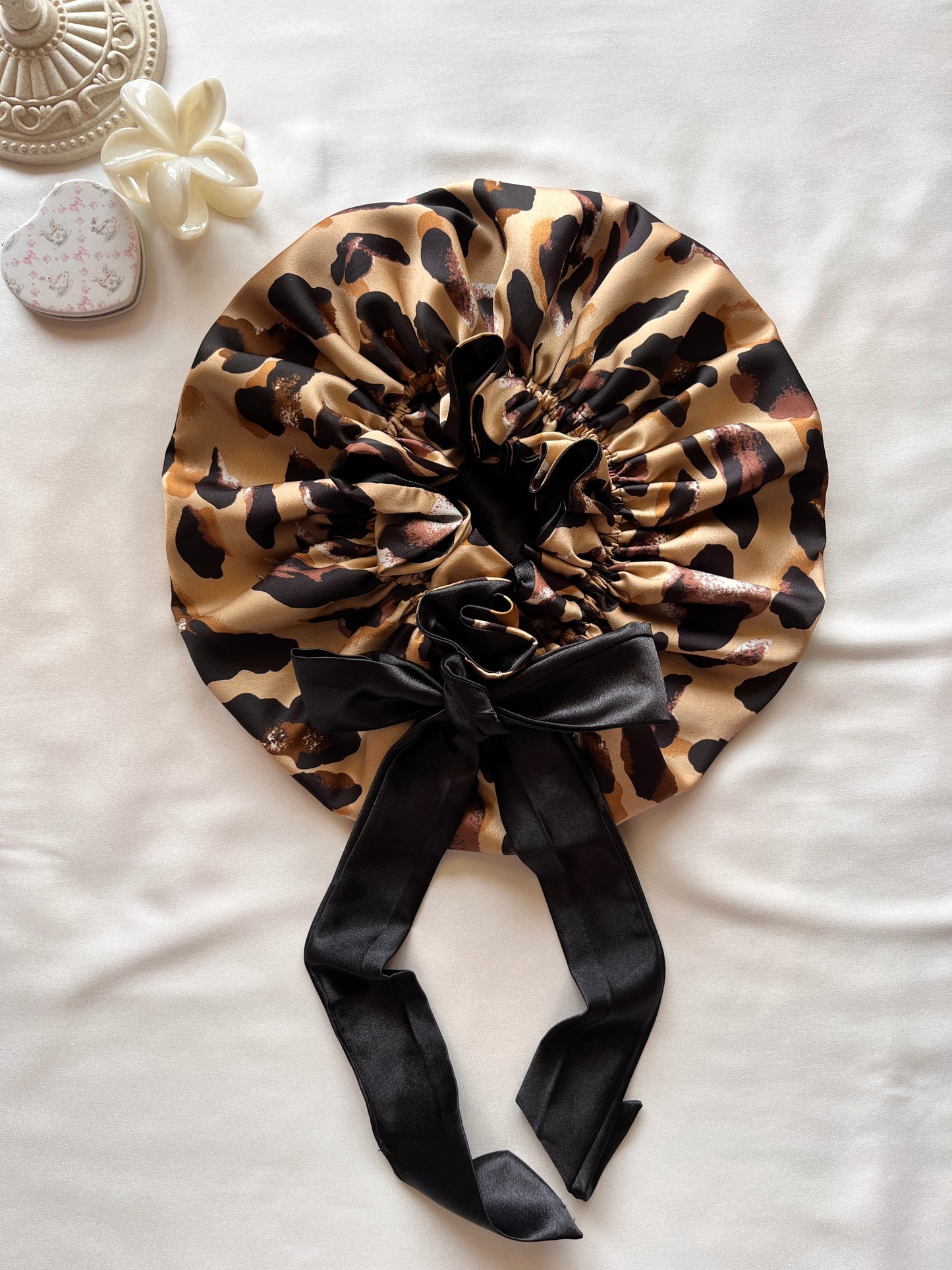 Midnight Muse Satin Hair Bonnet