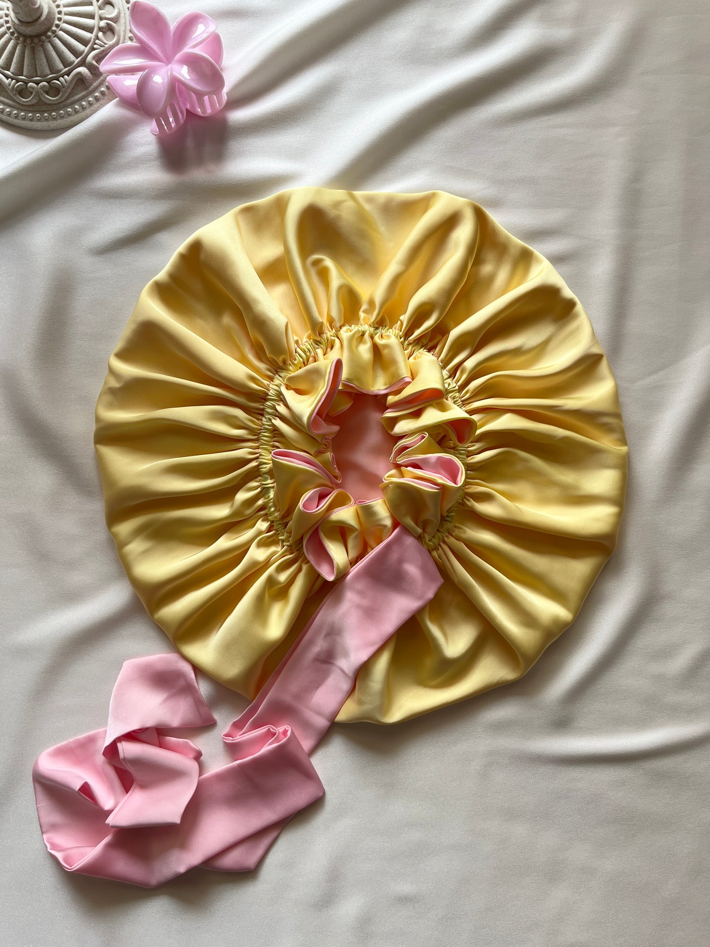 Mariposa Dawn Silk Hair Bonnet