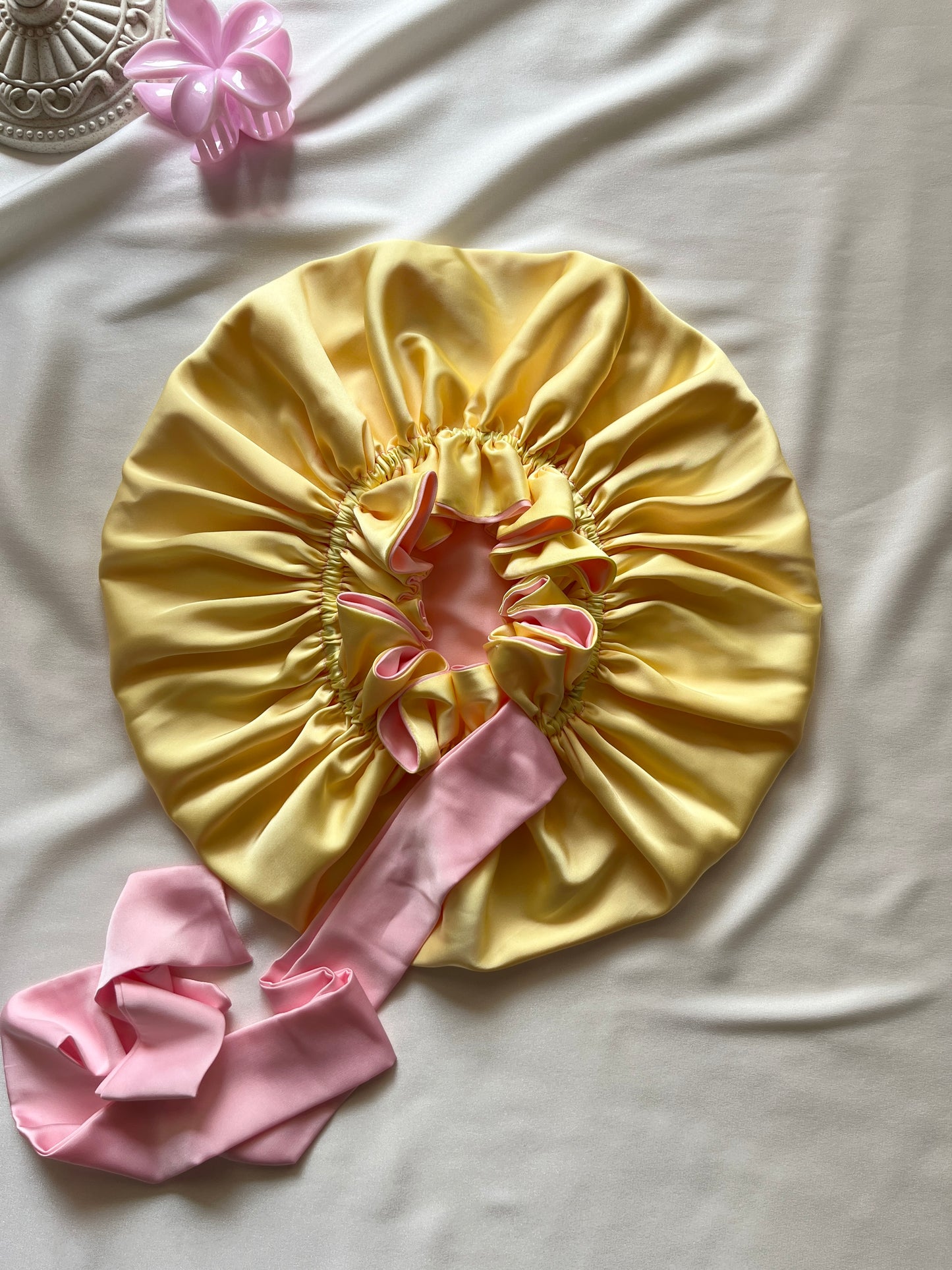 Mariposa Dawn Silk Hair Bonnet