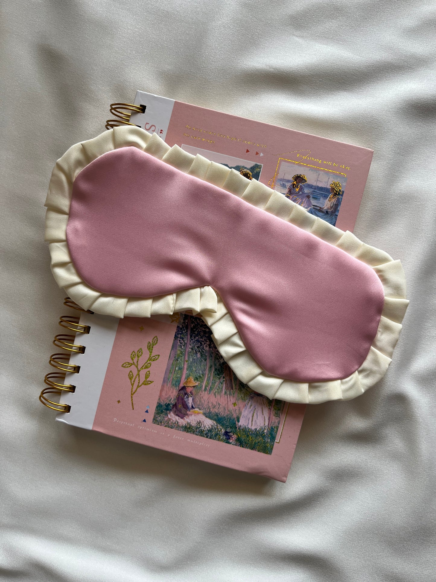 Pink Riverie Silk Sleep Mask