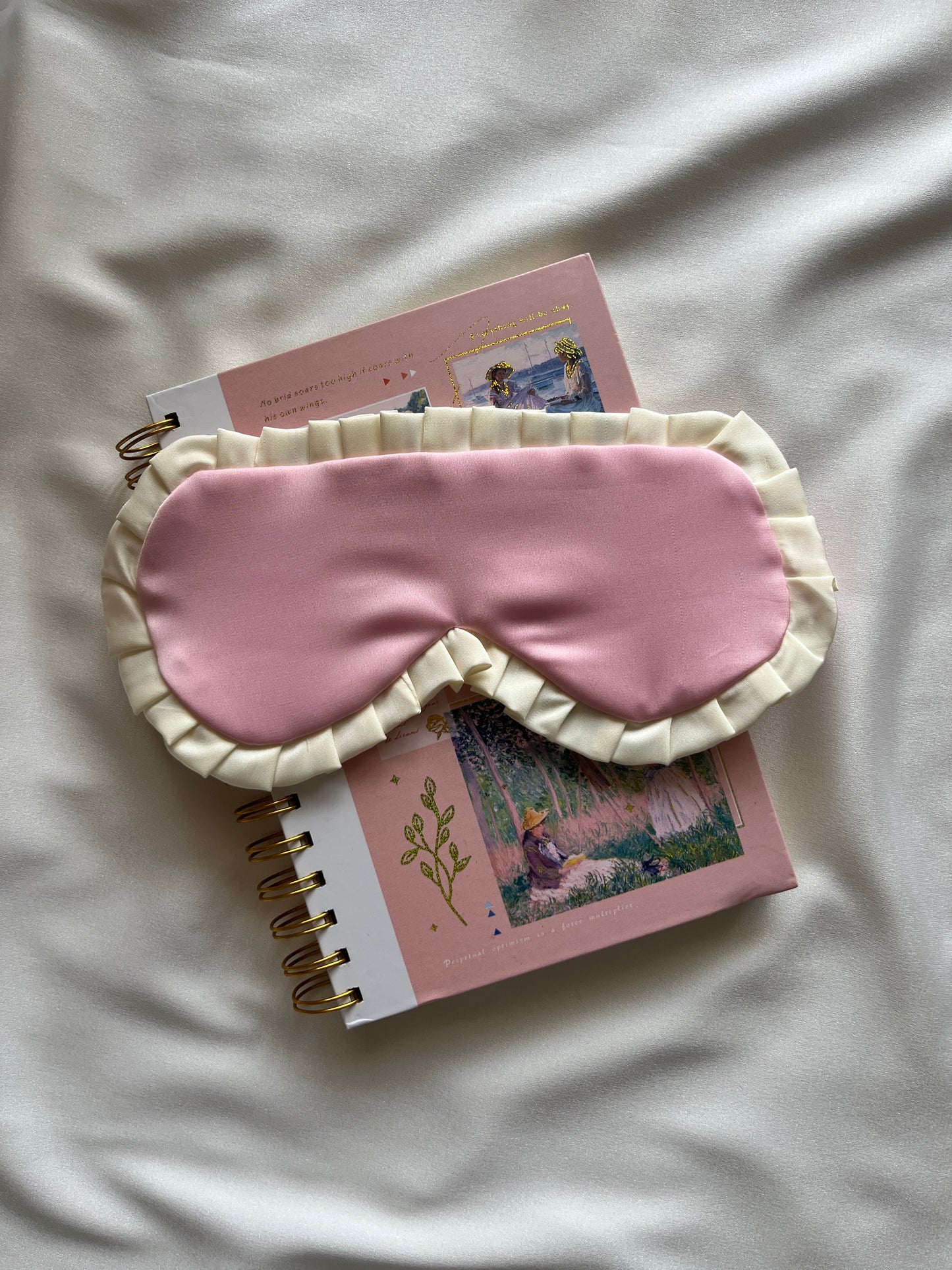 Pink Riverie Silk Sleep Mask