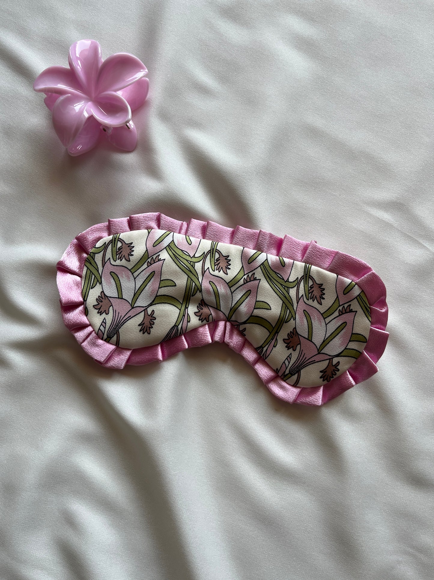 Aurora Petal Satin Sleep Mask