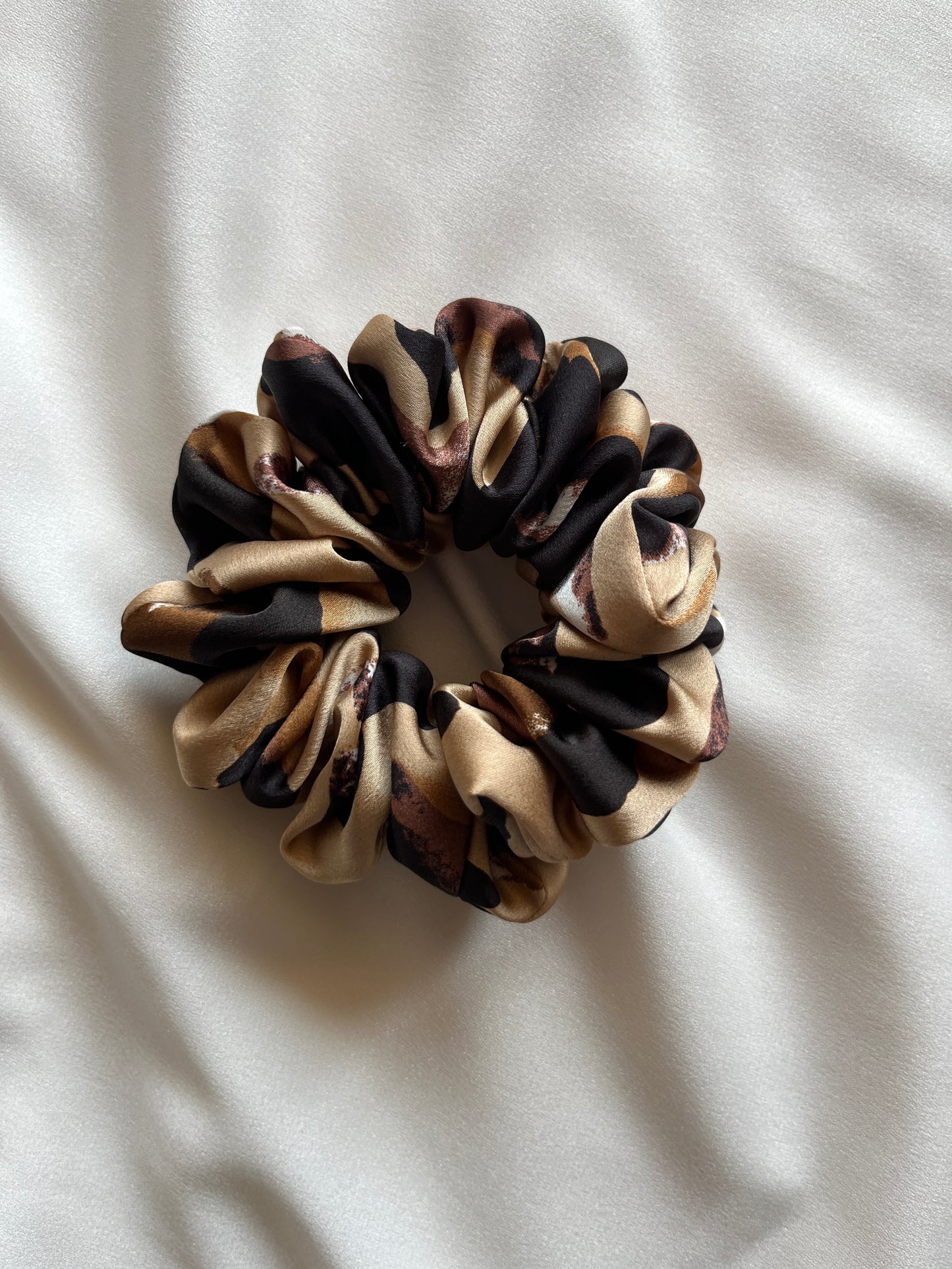 Midnight Muse Satin Scrunchie