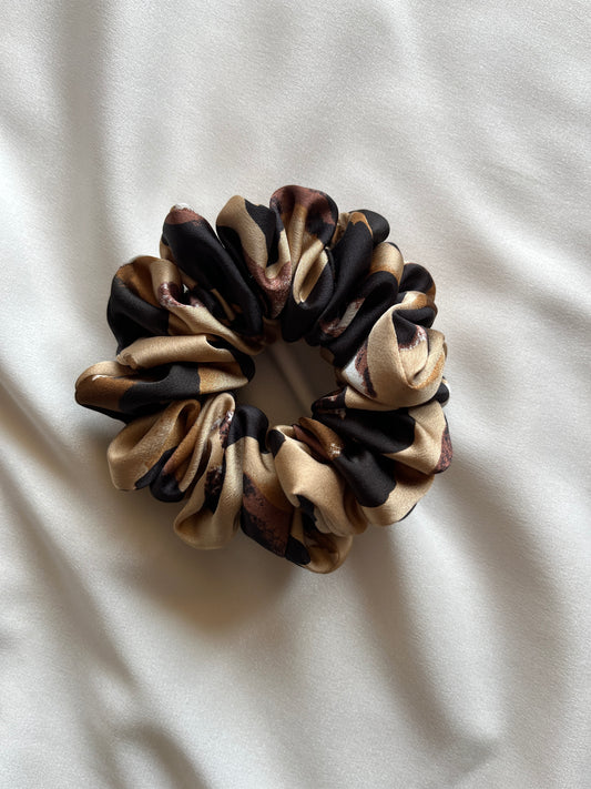 Midnight Muse Satin Scrunchie