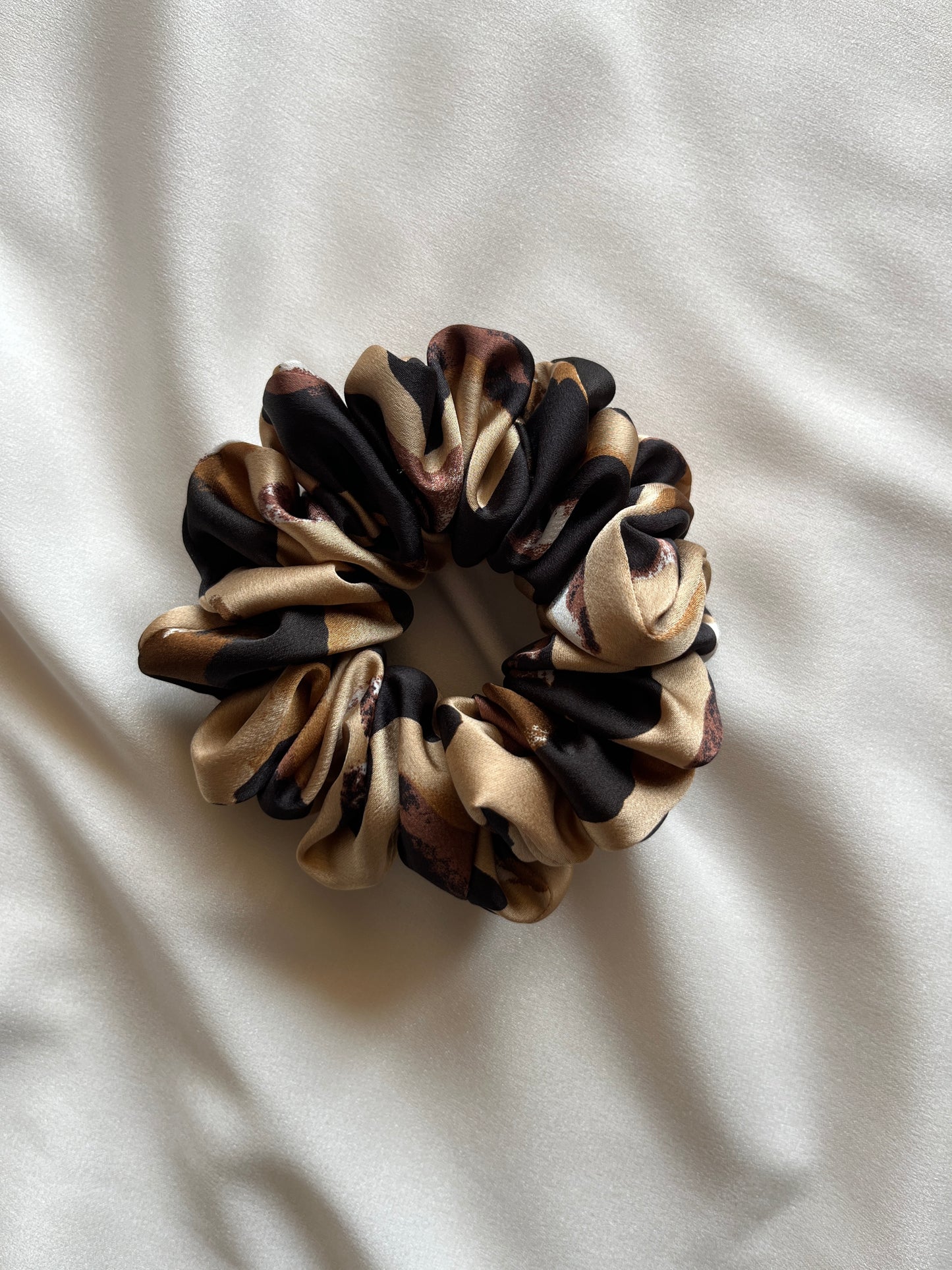 Midnight Muse Satin Scrunchie