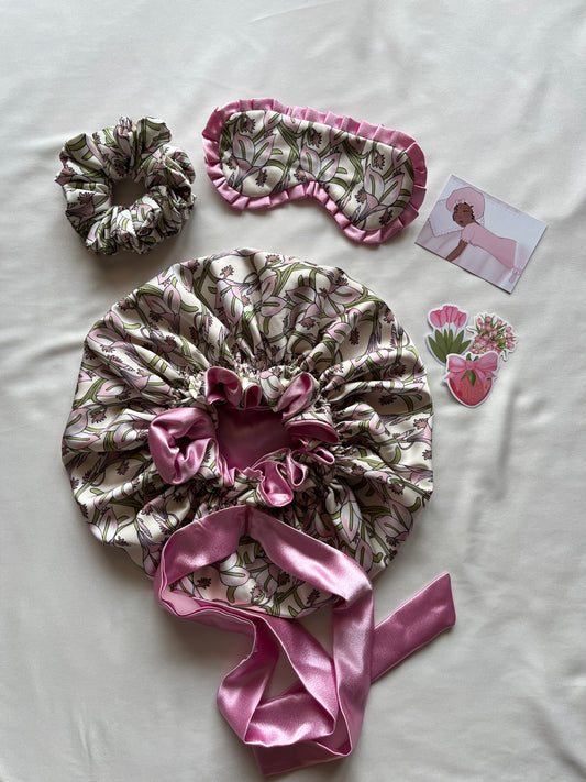 Aurora Petal Satin Sleep Set