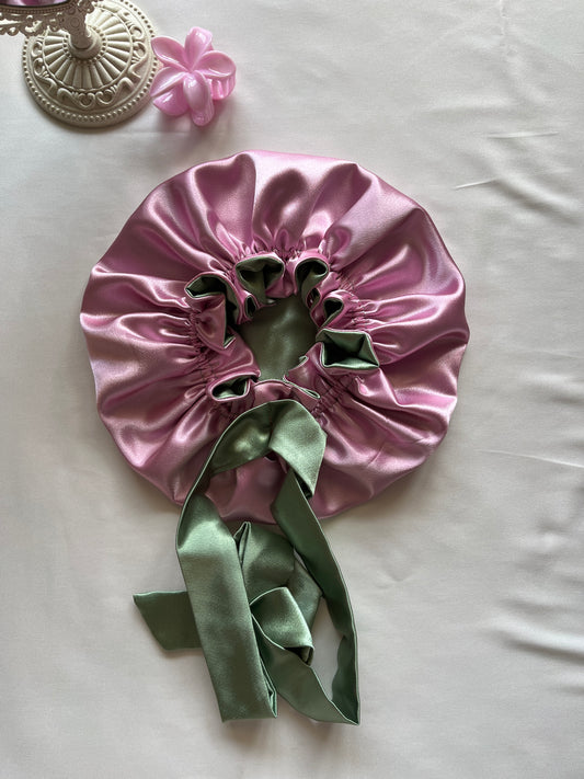 Sweet Sorbet Satin Hair Bonnet