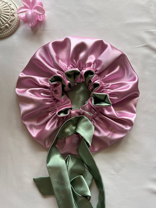 Sweet Sorbet Satin Hair Bonnet